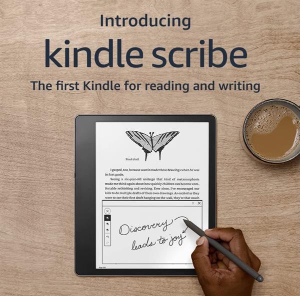 eBookReader Amazon Kindle Scribe til læsning og skriveri